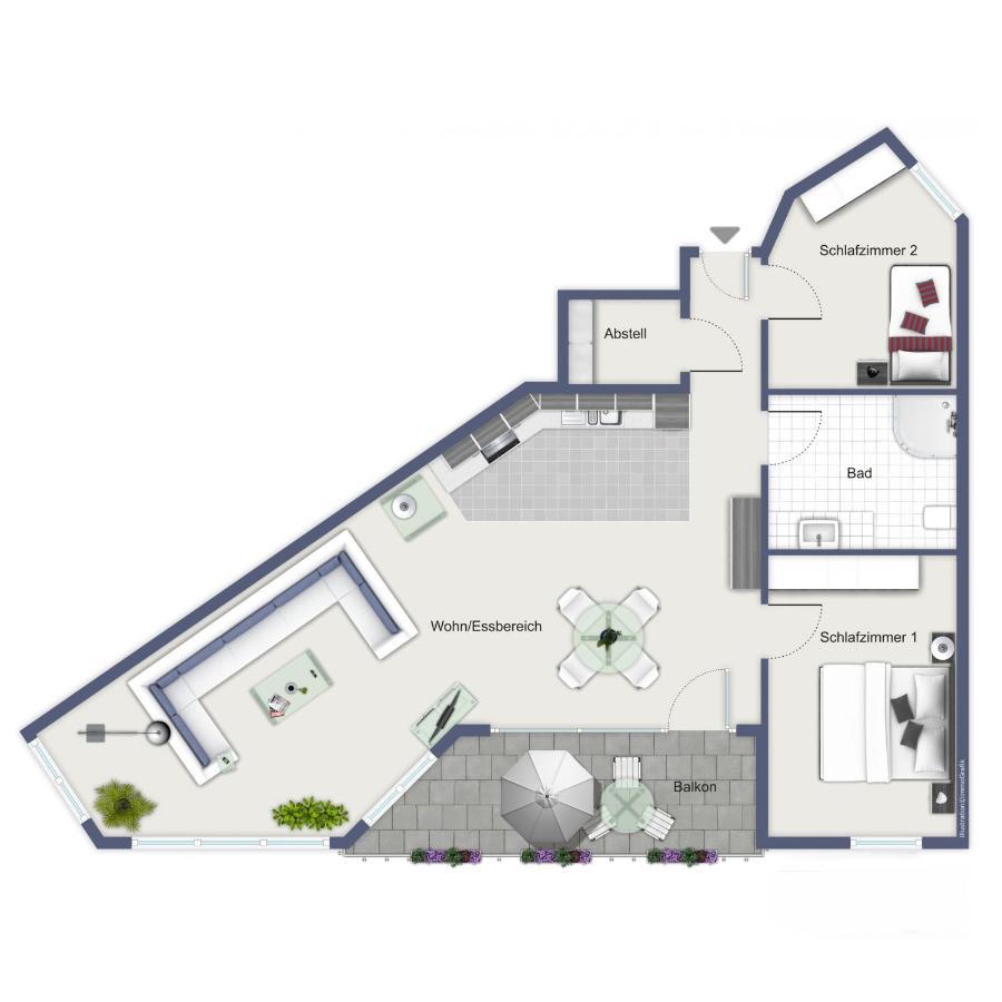 Atlantik Wohnung 108 Ostseebad Kühlungsborn Eksteriør bilde